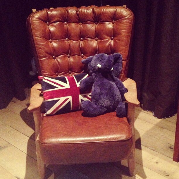 22 februari: Luca's souvenir from my UK trip
