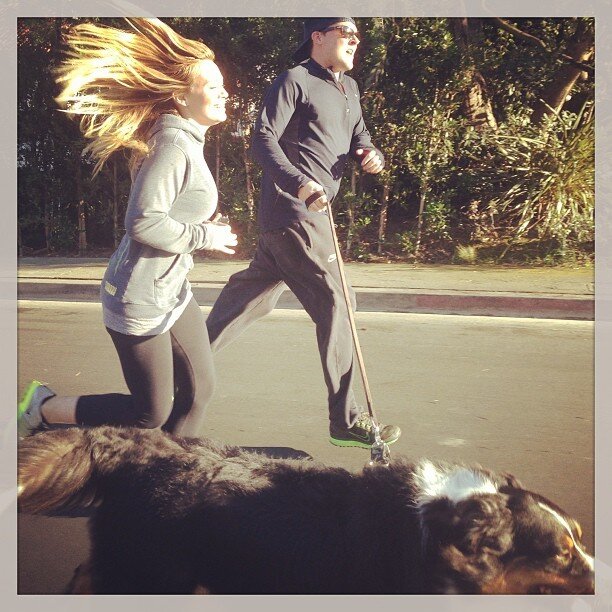 23 februari: me, dubois & @gabejohns workin on our fitness!
