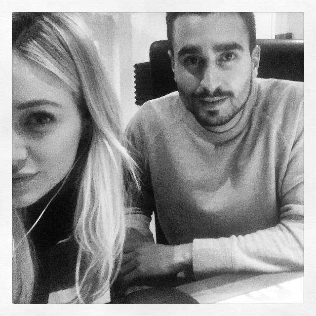 05 Februari: #studio time w/ @jsongill he's alriiight 😛 #stillinsweden
