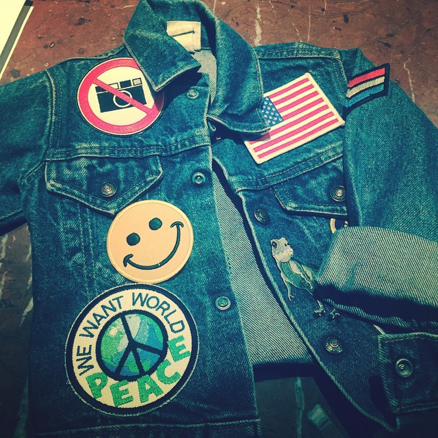 Luca's homemade jacket.. 😊
