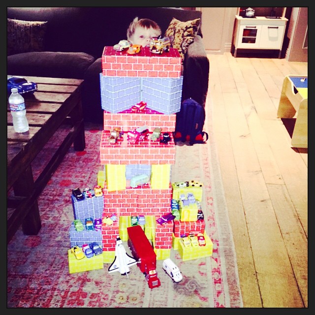 23 mei: Morning masterpiece. I spy a Luca
