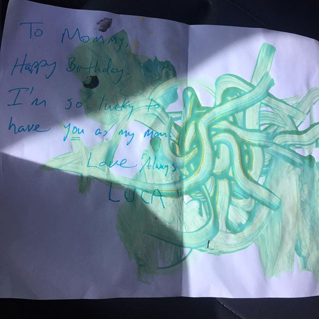 29 september: Luca what good hand writing you have 🙊❤️
