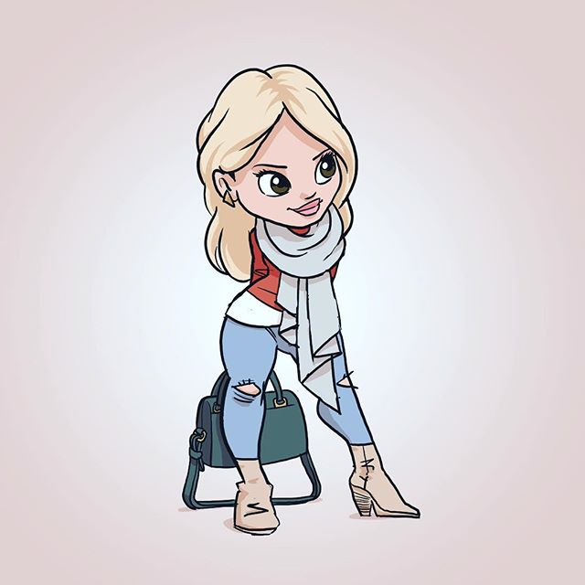 10 december: My friend @cassady_benson created this little darling much cuter than me version of ME!!!! She's Hilarys animated Lizzie 😂😂
