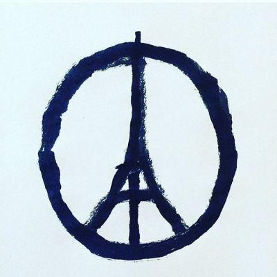 14 november: #prayforparis ...horrible to watch the news tonight. 💔 love and miracles for you tonight Paris.. Stay strong :(

