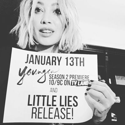 11 januari: I am soooo excited about this song! Get it on iTunes on Wednesday! Same day at @youngertv premiere!! #fleetwoodmac #littlelies #🙌🏻
