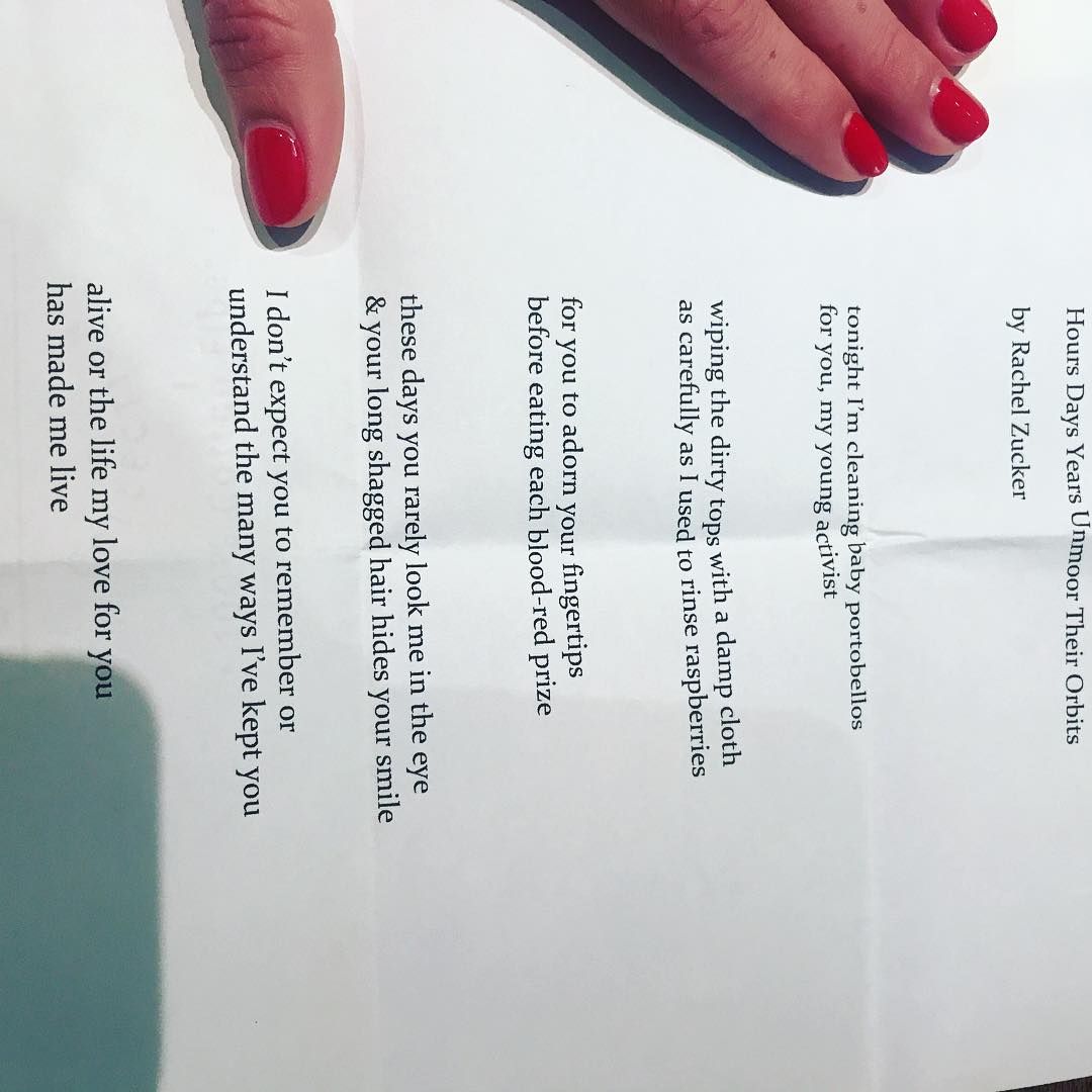 13 juli: This beautiful poem was given to me from the wonderful peter Herman who plays Charles on @youngertv
 I have to spend many days sometimes weeks away from luca when shooting and he gave me this poem when I was desperate to see and hold my boy. Tears started falling down my face at the last four lines and still do when I read it. Motherhood is the greatest gift I have ever received. Everyday a new adventure or hurdle. My heart has grown bigger than I can explain. I think every mother or parent  will find this poem as moving as I do ❤️enjoy
