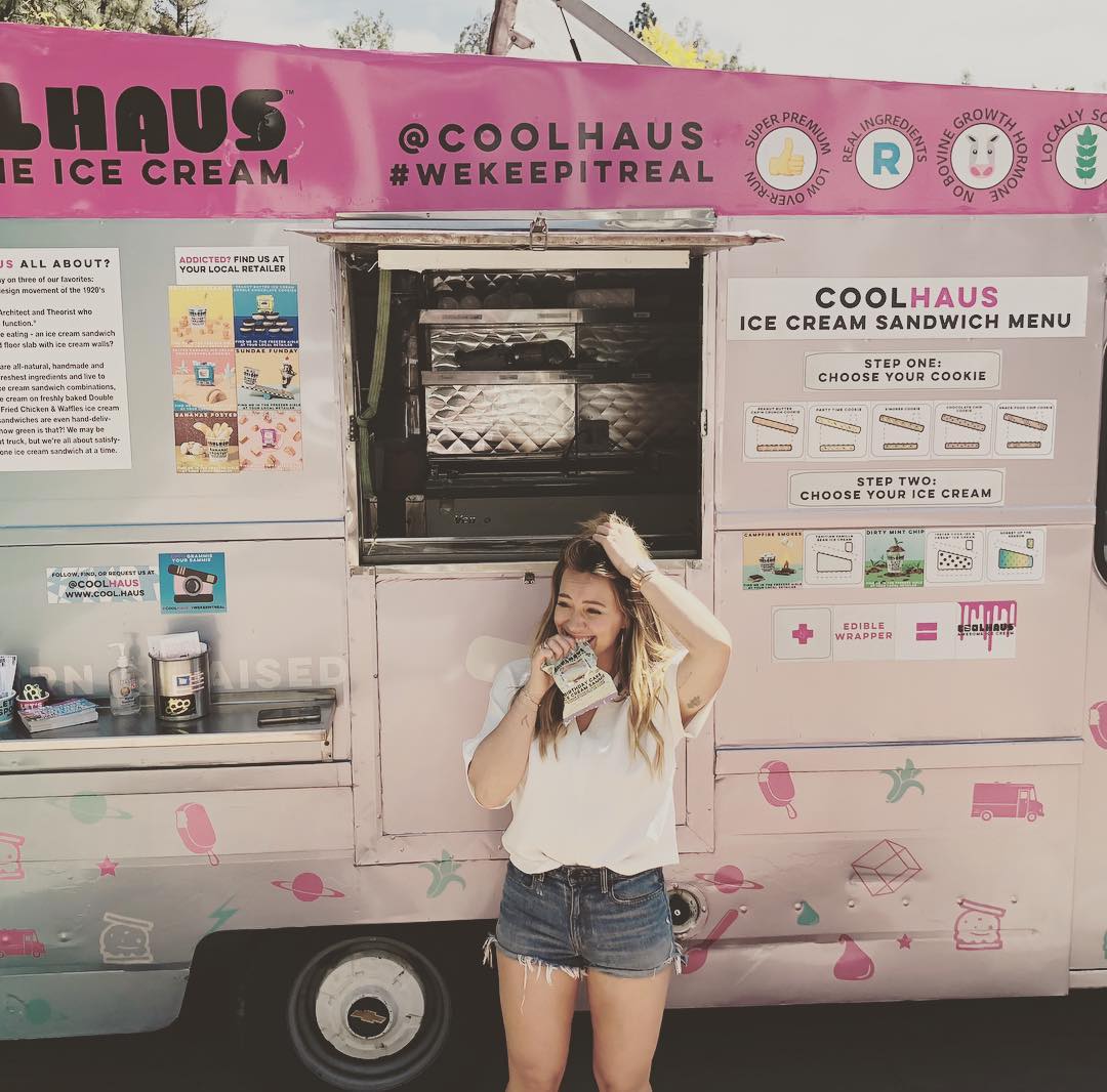 09 april: This was such a hit at Luca’s bday today! Such a treat (😉) having the @coolhaus truck come by🍪🍦🍪 #nomnomnom #ibuywomenowned
