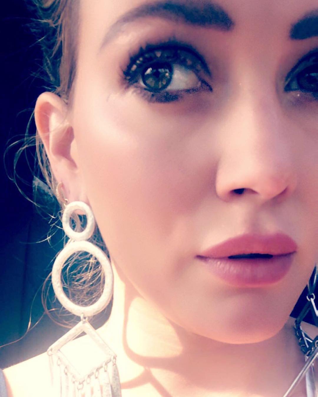11 juli: Wore make up today.
