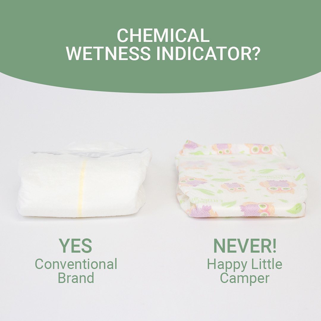 27 januari: In case you’re wondering why we don’t have wetness indicators on our Happy Little Camper Diapers, here’s a list of some of the possible ingredients other diapers use: Bromocresol Green, Bromophenol Blue and Ethyl Red. Do a quick google search on these ingredients and you definitely won’t want them near your baby’s booty! Happy Little Camper uses ONLY lead-free safe inks to print our diapers, and our cosy cotton-blend topsheet, which means soft, dry, safe protection for your little one. Use code Hilary15 for 15% off your first monthly membership box! #HLCMom #HLCBaby
