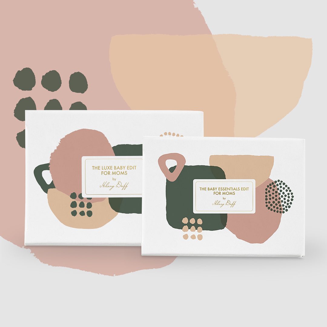 18 november: Hi friends! If you’re feeling a little stressed about holiday shopping this year (*raises hand*), I have the perfect option for you... Say hello to my curated gift boxes for @happylittlecamperbaby 🎁  They come in two styles, the Baby Essentials Edit and the Luxe Edit, and they’re both filled with goodies that I picked out personally and am absolutely obsessed with 😍 Treat yourself or your loved ones to these limited editions. Link in bio ❤️

#TheEditByHilaryDuff

Special thanks to my favorite brands for teaming up on this very special project with me! 
@uncvrdjewelry 
@gryphandivyrose
@smashtess
@baeobaby
@alohacollection
