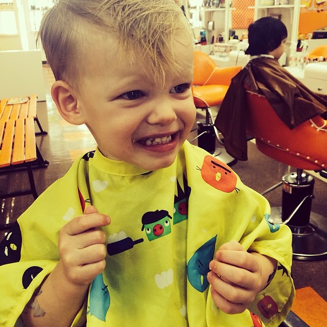 20 maart: Happy birthday to my precious lil nephew #Luca the big 2!
