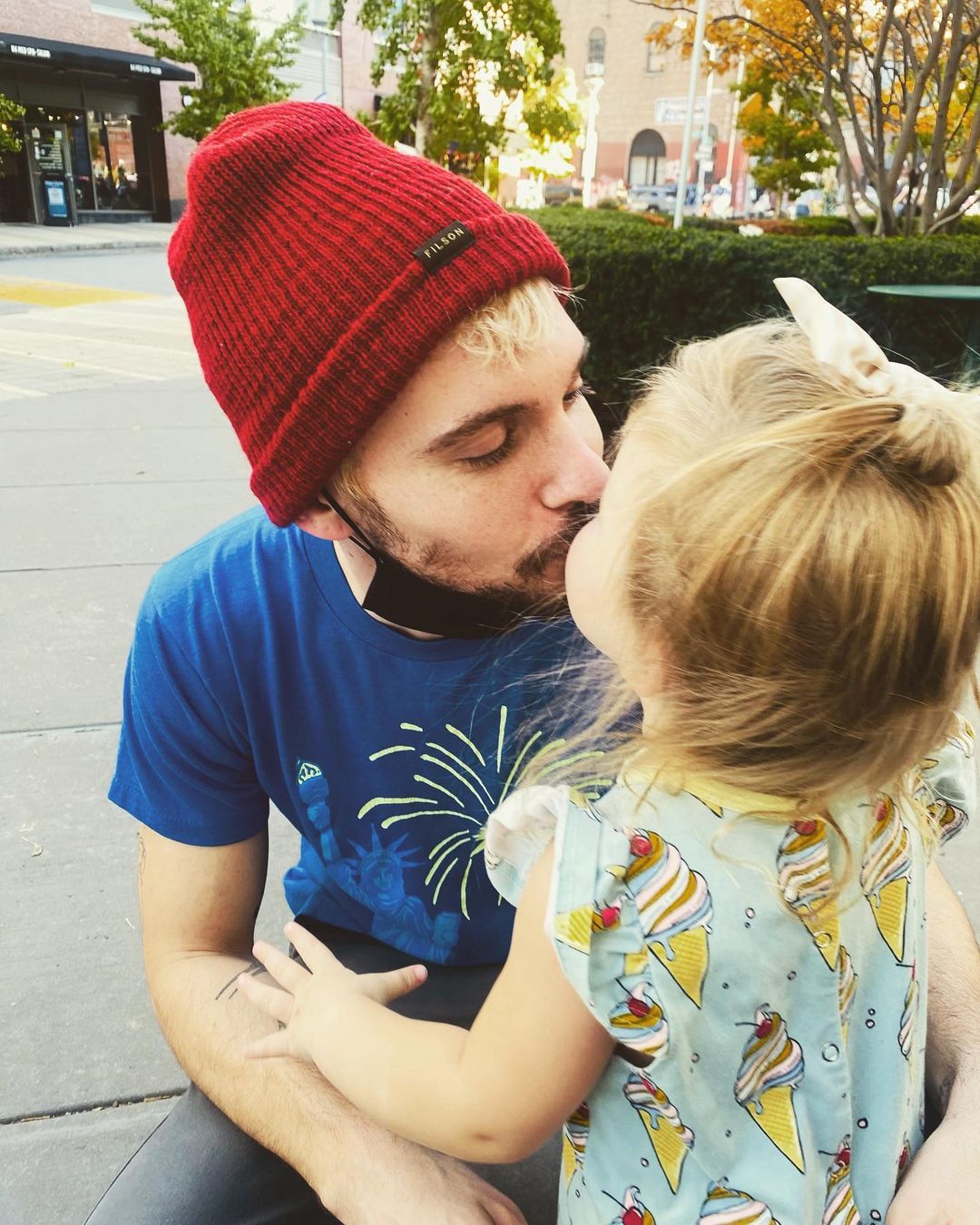 08 november 2020: New York felt more like New York this weekend than it has in a long time. Can’t wait to tell you all about how you were right in the middle of it when you grow up Banksy.
