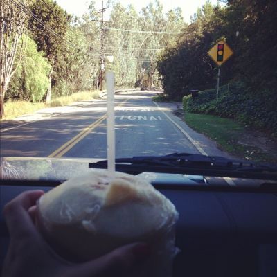 27 oktober: Ice cold coconut and a nice drive thru mulholland
