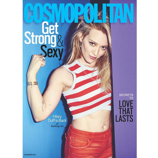 10 maart: here's another shot of my @cosmopolitan cover on newsstands today!
