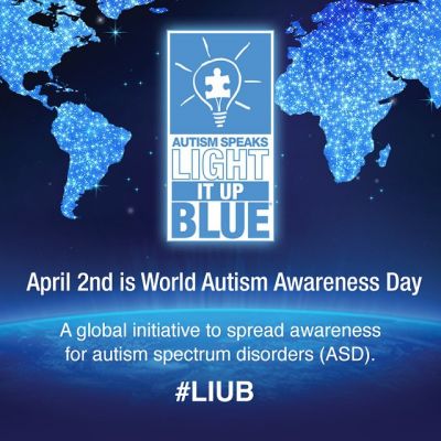 02 april: WORLD AUTISM AWARENESS DAY! sending love to the millions impacted around the world @autismspeaks #LIUB
