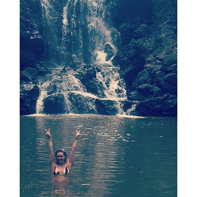 04 januari: Climbed to the top of this bad boy barefoot #Maui #bambooforest
