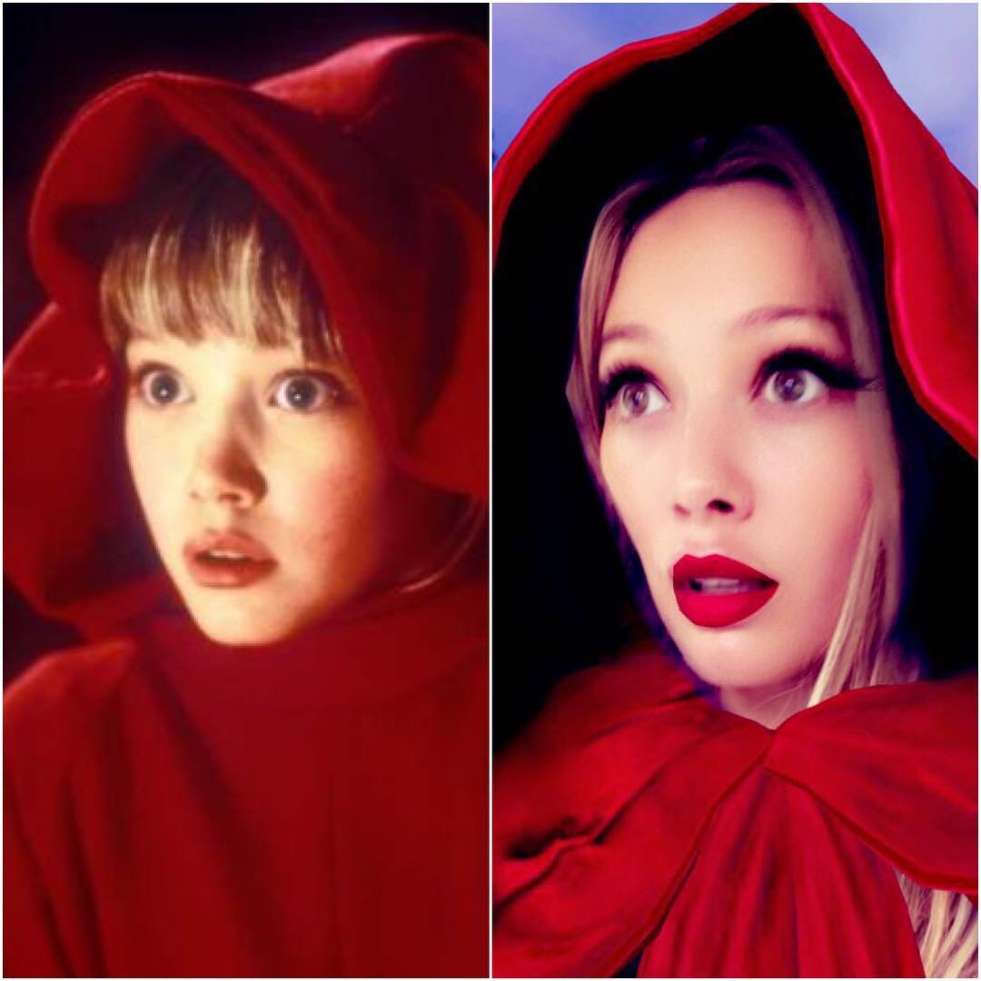 17 oktober: Well just in time for Halloween @snapchat gave me this little treat of a filter #caspermeetswendy #wendythegoodwitch #20yearsago?! #ahhhhhhh
