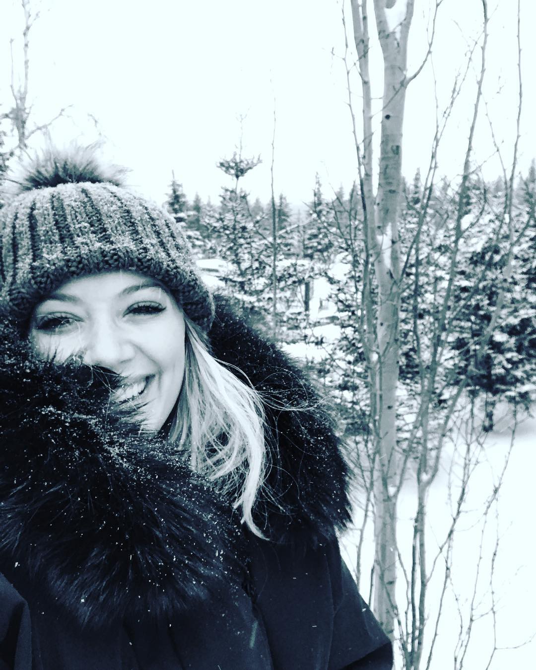 25 december: Feeling so lucky to be in Canada to have a white Christmas. ❤️❤️
