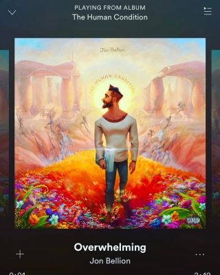 10 maart: There is a potion in your lips so sweet I die.... there is an ocean in your hips so deep I dive.... @jonbellion 👏🏻😍
