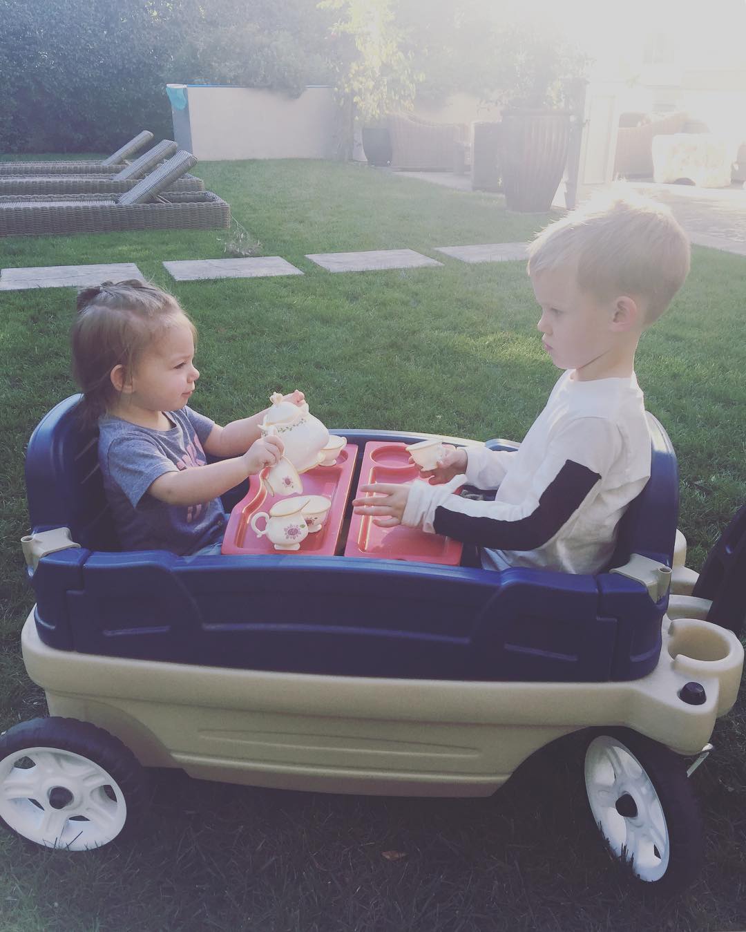 03 november 2016: My nephew is literally the sweetest kid. Even though I know he doesn't really want to play tea party with Ryan, he does anyway... 💕💔😘 #WhatAHeartbreaker
