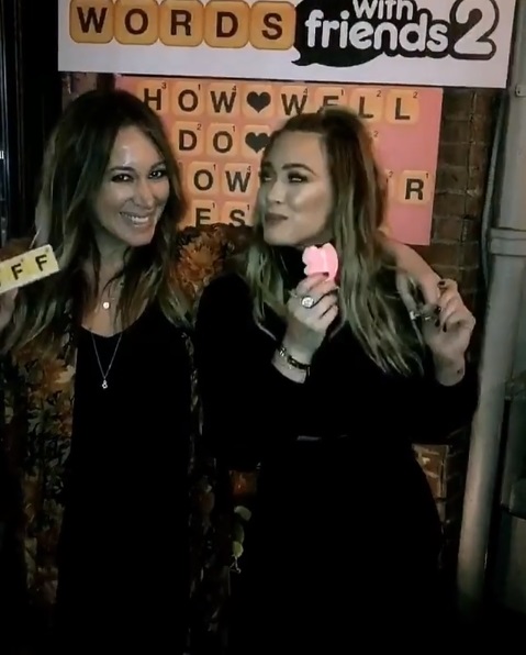 10 november: So excited about the launch of Words with Friends 2! Had so much fun with my bestie @hilaryduff at the launch event tonight. @WordsWithFriends #FunWithFriends #ad
 10 november: So excited about the launch of Words with Friends 2! Had so much fun with my bestie @hilaryduff at the launch event tonight. @WordsWithFriends #FunWithFriends #ad