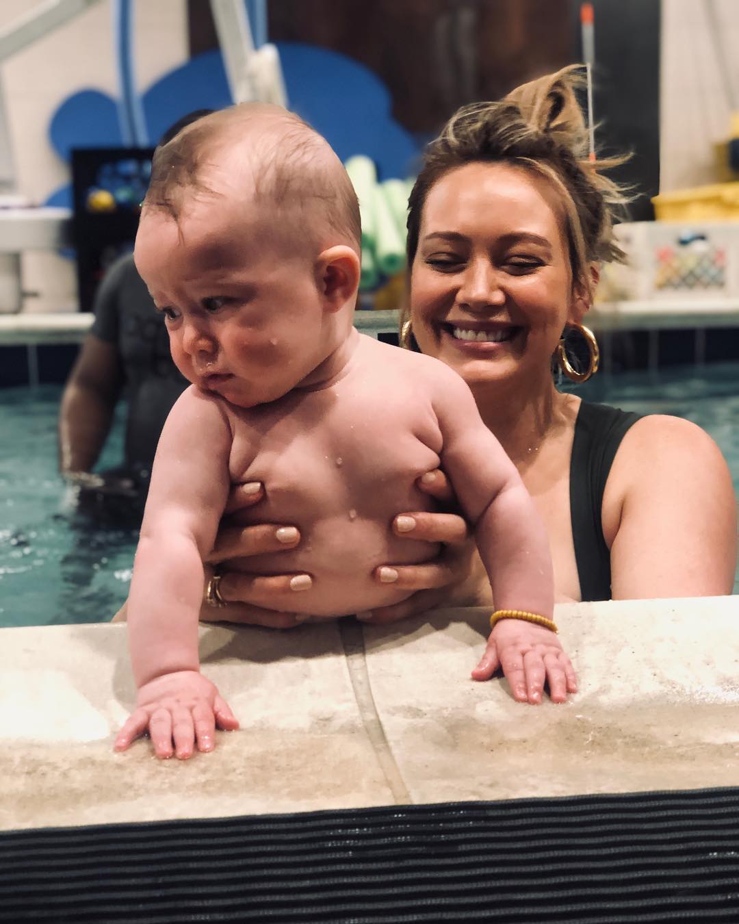 16 april 2019: Swimming’s going really well! Thanks for asking !
